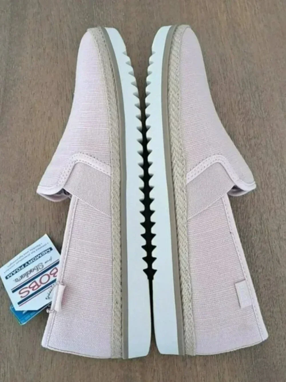 Skechers BOBS Flexpadrille LO - Color: Light Pink - Size: Women 8.5 - Picture 6 of 10